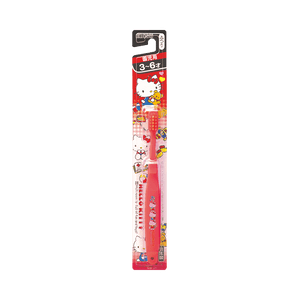日本EBISU惠百施Hello Kitty兒童牙刷3-6歲【軟毛護齦】