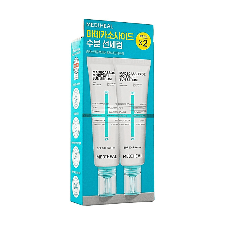 Madecassoside Moisture Sun Serum SPF 50+ Pa++++, 50g*2 10