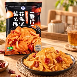 盒马 花生了薯么柿薯片 椒香麻辣味 150g【椒香麻辣】【酥脆鲜香】