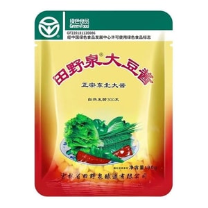 田野泉 大豆酱黄豆酱东北农家酱臭酱炸酱葱伴侣蘸菜酱调味酱90g*2袋