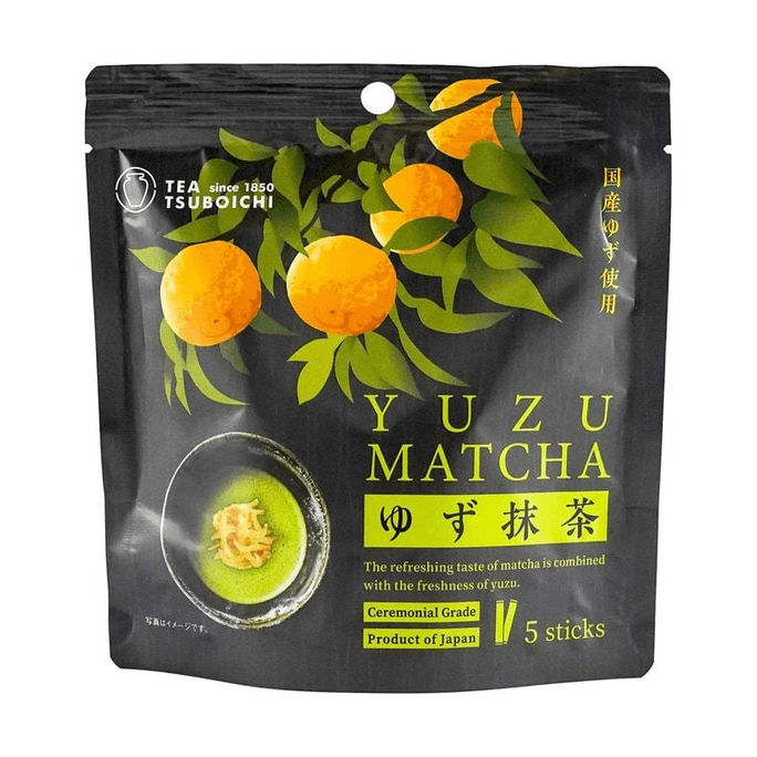 일본 직송 TSUBOICHI 유자 말차 파우더 50g