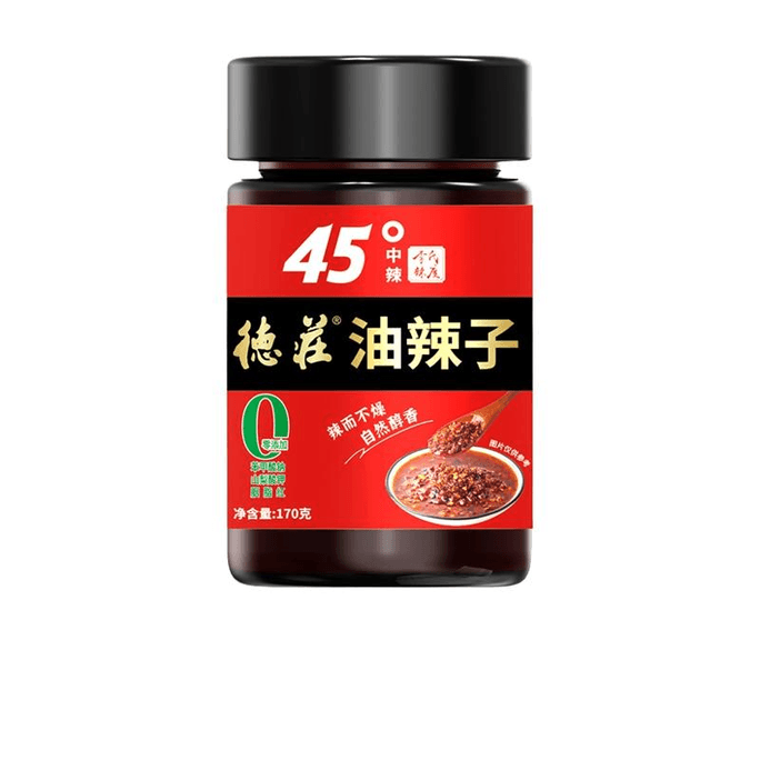 Medium Spicy 45° Oil-splashed Chili Sauce 170g*1 Bottle