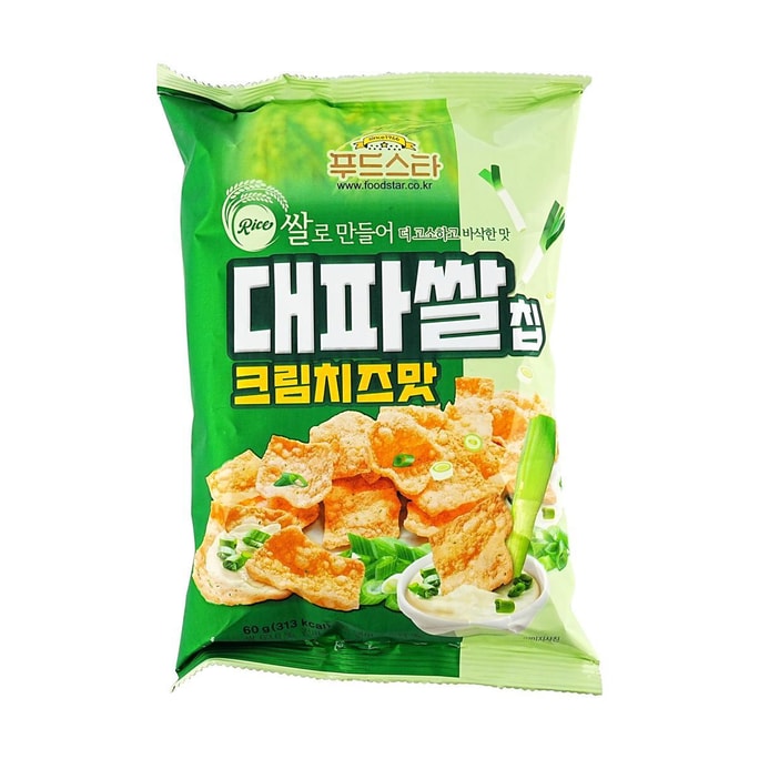 Rice Chips Big Green & Cream Cheese Flavor 2.11 oz