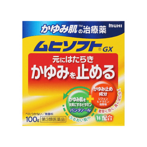[일본 직배송] 무히 이케다 모한도 순한 가려움 방지 연고 100g (일본) - 가렵고 붉어지며 약간 자극받은 피부를 완화해 줍니다.