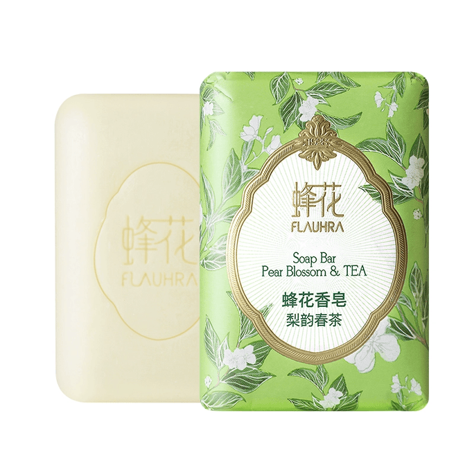 FLAUHRA 蜂花 【新品上市】洗澡沐浴香皂正品  梨韵春茶125g*1块