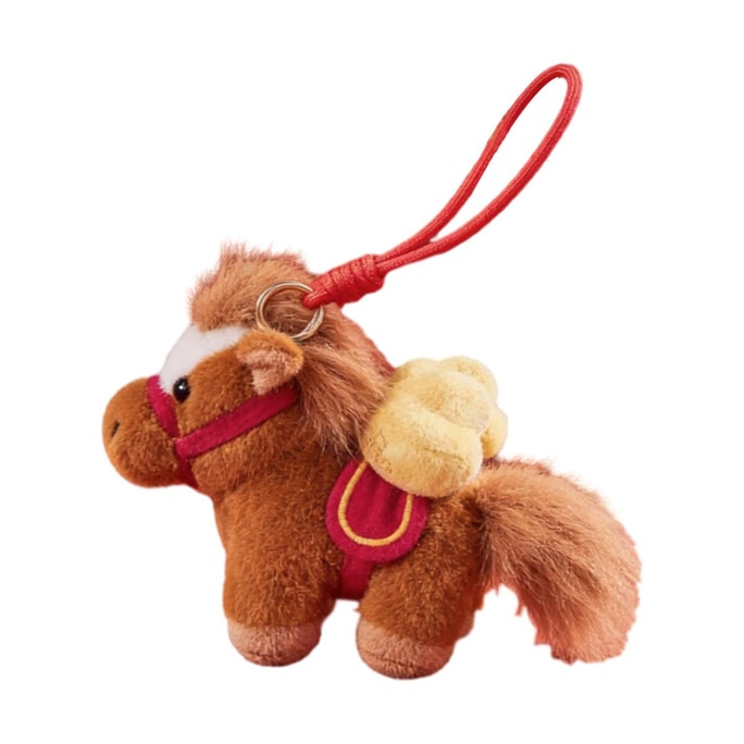Plush Fragrance Doll Pendant Lucky Horse Design for Bag Car…