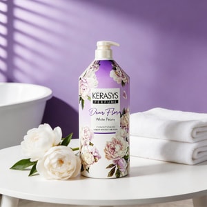 Dearflora White Peony Nourishing Smooth Long Lasting Floral Conditioner, 50.72 fl oz