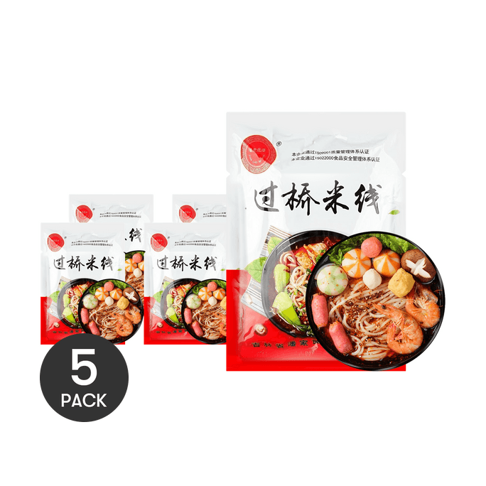 潘老疙瘩 過橋米線 麻辣粗米線 370g *5【5份超值裝】【東北吉林特色】