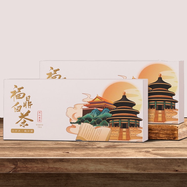 Premium Fuding White Tea Cake 45g (2016 Gold Medal) - Aged Shou Mei from Core Region, Artisan Pressed Blocks, Amber Liquor 7