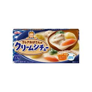 【日本直邮】Glico格力高日本 浓汤炖菜料 奶油炖菜味 8块142g