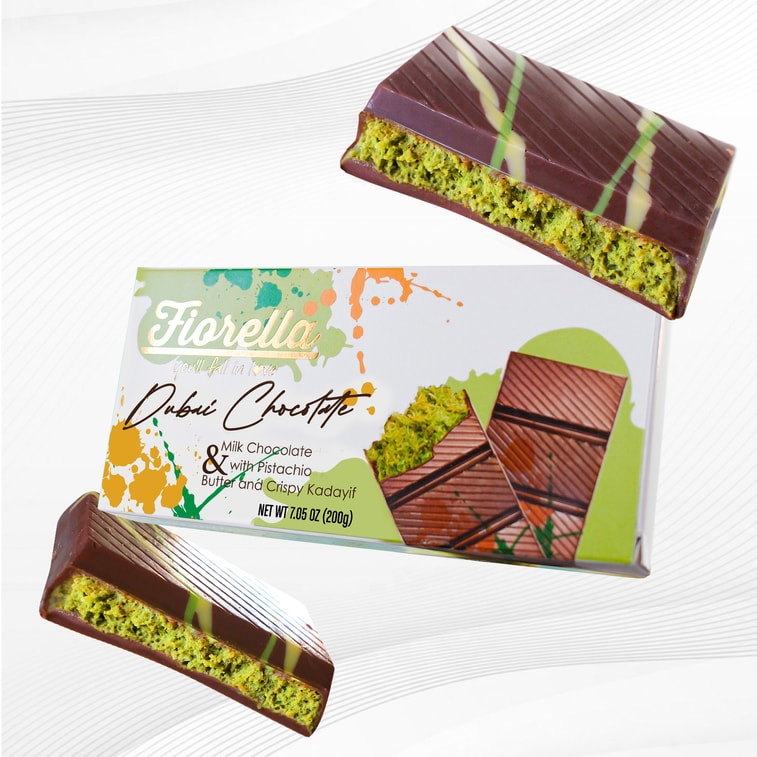 Dubai Chocolate Bar 200g – Creamy & Indulgent Treat 5