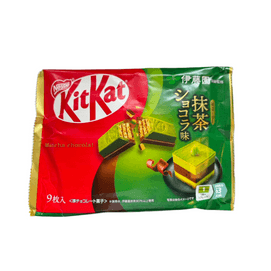 日本 NESTLE KIT KAT 期限限定 伊藤园宇治抹茶使用  巧克力抹茶威化 9枚装