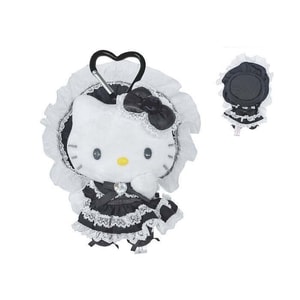 【日本直郵】 日本 SANRIO 三麗鷗 HelloKitty洛麗塔系列 可愛荷葉邊 毛絨掛件【黑色】