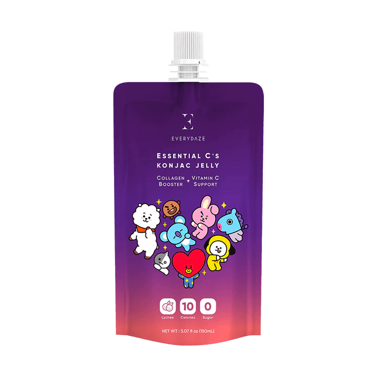 EVERYDAZE with BT21: Essential C’s Konjac Jelly – Lychee, 10pcs 9