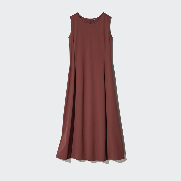 brown dress uniqlo Brown wool Uniqlo sweater dress