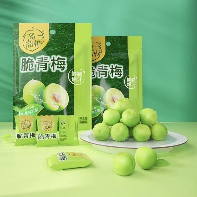 鹽津鋪子 溜溜梅 脆青梅 清甜脆爽 梅子 解膩 青梅 390g【3大袋】 梅果 蜜餞 【溜溜梅 大牌子 梅子專業戶】 6