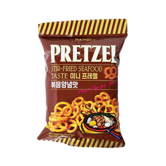 Samjin Mini Pretzel Stir-Fried Spice Flavor 85g