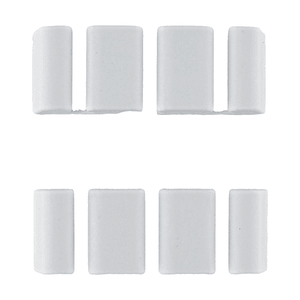 Three-Hole Cable Organizer Clip 2 Pack - Self-Adhesive Desktop Wire Management Holder