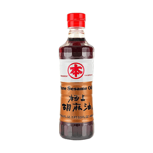 Pure Sesame Oil Dark Toasted, 16.51 oz【Since 1725 Japanese Craft】