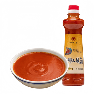 【中国直邮】 小十字丁家 丁家红酸汤贵州特产凯里酸汤鱼底料番茄酸汤 500g*1瓶