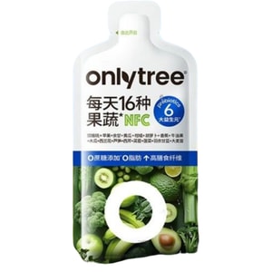 Onlytree16 Fruit And Vegetable Liquid Salad Liquid Cut Off Meal Full Diet Fiber NFC Juice Vegetable Juice Beverage 80g 1 * Pack