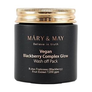 Blackberry Complex Glow Wash off Pack, Vegan, 4.40 oz. 