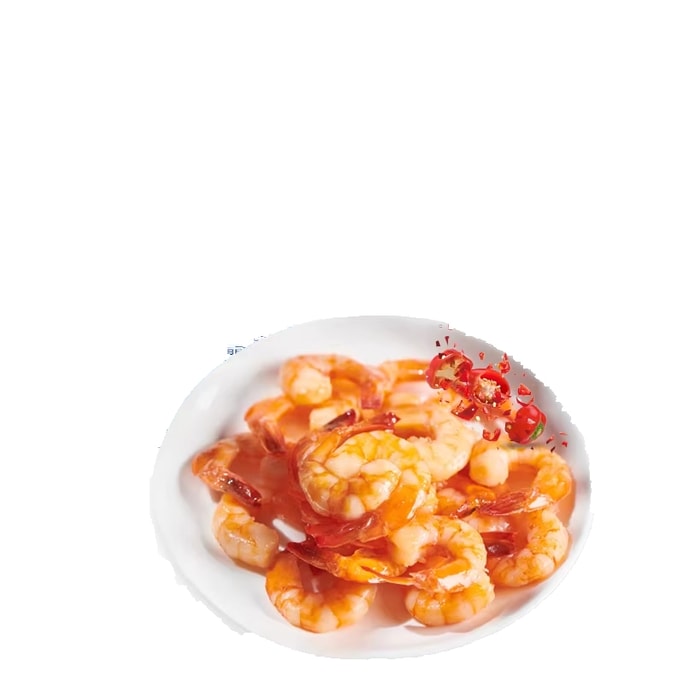 Shrimp Meat Ready-to-Eat Office Snack, Healthy Large Prawns for Pregnancy, Dried Shrimp, Dalian Specialty Seafood Snack, Spicy and Chewy, 90g, Spicy Flavor