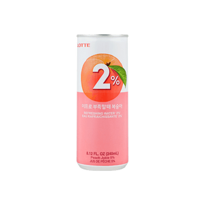 상쾌한 물 2% 복숭아 주스, 250ml
