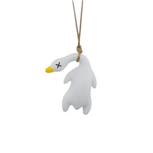 Car mounted small roast duck car pendant Cute little duck aromatherapy pendant decoration 1 piece