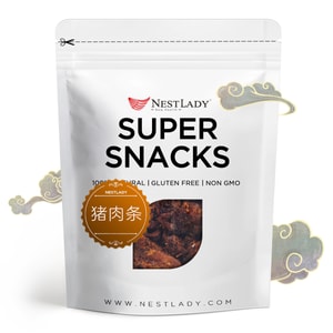 PORK STRIPS 75g - Pork Snacks Ready To Eat High Protein Dried Meet Chinese flavor Dried Pork