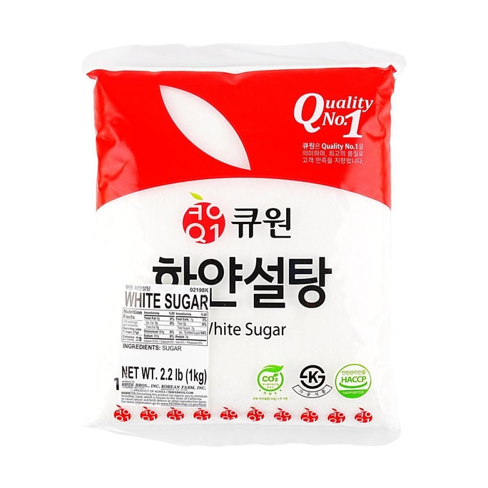 韩国QONE 精制白砂糖 1kg