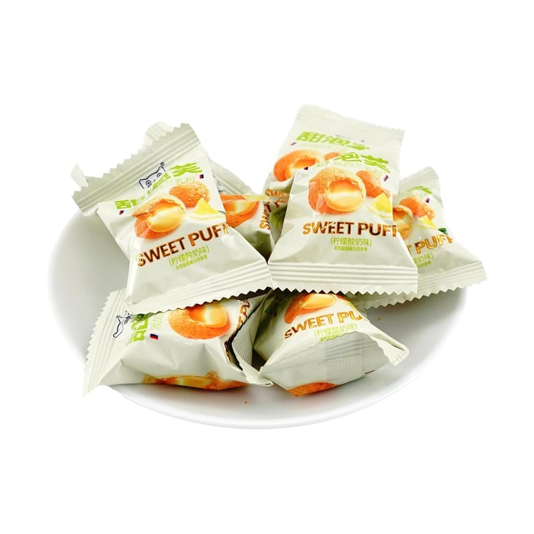 萌小二 甜泡芙 檸檬優格口味 160g【爆漿流心!濃香酥脆】 9