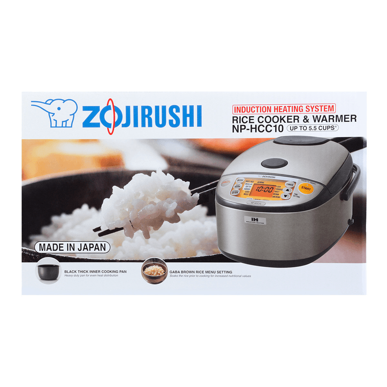 【Low Price Guarantee】Induction Heating System Rice Cooker And Warmer, 33.81 fl oz, 5.5 Cup, Stainless Dark Gray, NP-HCC1 5