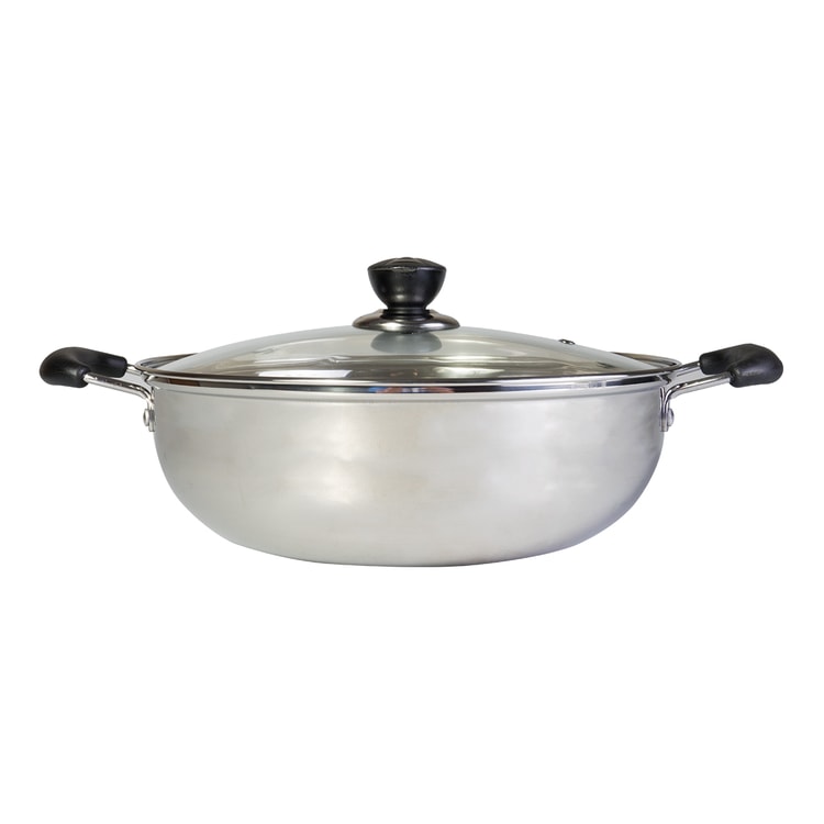 1pc Multifunctional Stainless Steel Chinese Hot Pot With Dual