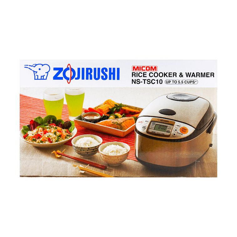 Micom Rice Cooker Warmer with Steaming Basket 1L, 5.5 Cups, NS-TSC10, 120 Volts 16