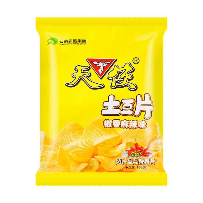 Spicy Potato Chips, 3.8oz