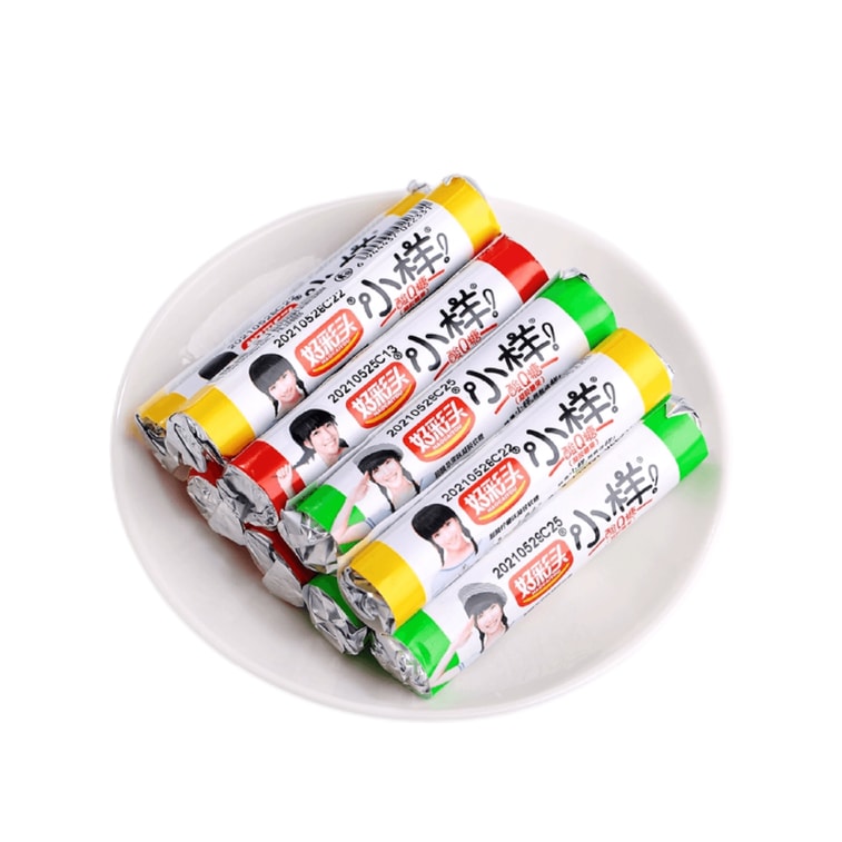 Small sample sour Q sugar soft strawberry flavor QQ candy 18 grams * 5 sticks 5