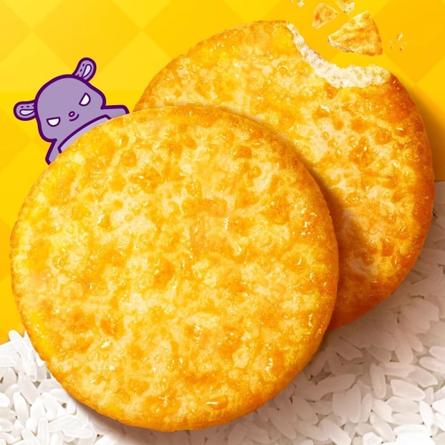 大陆版LAY'S乐事x三丽鸥联名 库洛米定制款 鲜焙裸米饼 清甜原味 80g【配料干净6大0添加】【健康非油炸】【动漫好物】