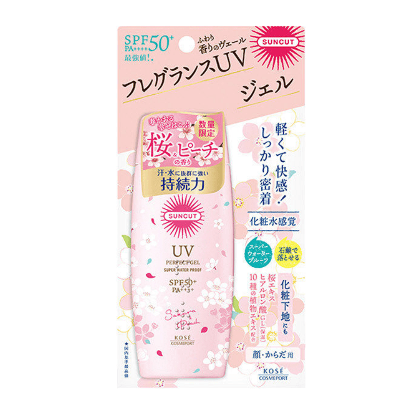 Kose Suncut Uv Perfect Gel Sakura Peach Spf50 100g Yamibuy Com