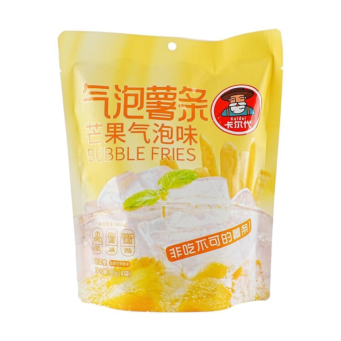 卡爾代 鮮炸薯條 芒果氣泡味 4包入 80g
