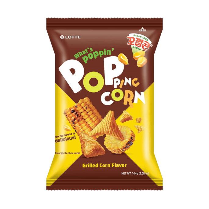Popping Corn Chips Grilled Corn Multi 144g