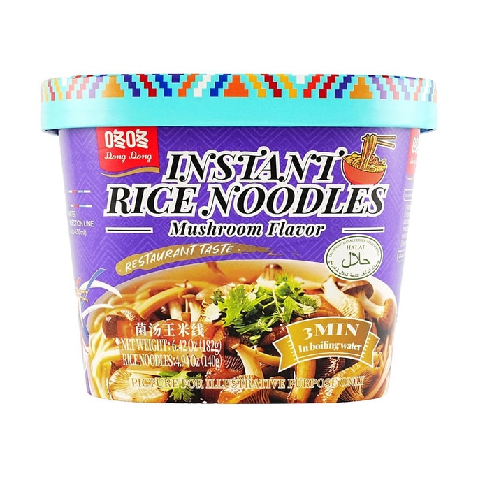 咚咚 米線 菌湯口味 170g【3分鐘即食宵夜速食】【雲南風味】【亞米獨家】