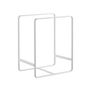 Plate Holder - Steel White 1 piece