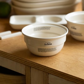 韩国MOMUR WEEKEND 面碗汤碗 陶瓷碗餐具甜点沙拉碗 奶油黑 小号