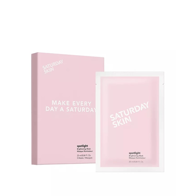 韩国saturday Skin 粉色美白面膜5片 盒 亚米 韩国saturday Skin 粉色美白面膜5片 盒 亚米