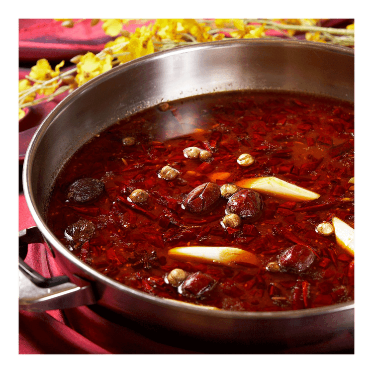 DeZhuang Spicy Hot Pot Soup Base - Medium, 10.58oz - Yami.com