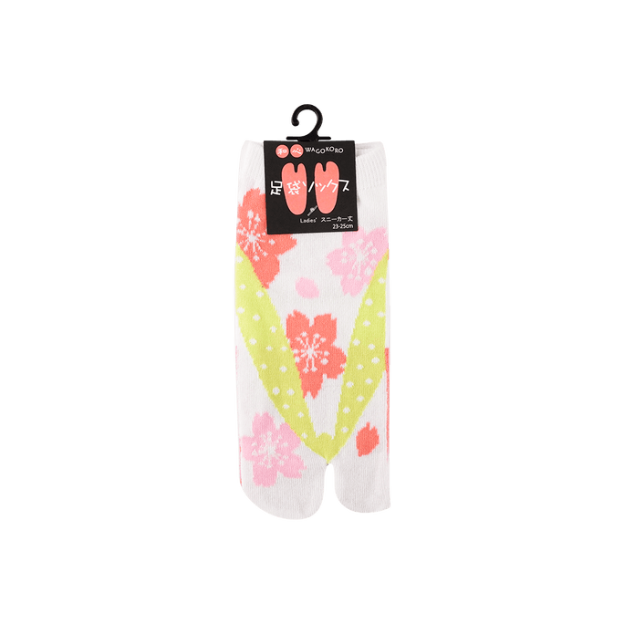 日式女士分趾袜子 樱花 23-25cm