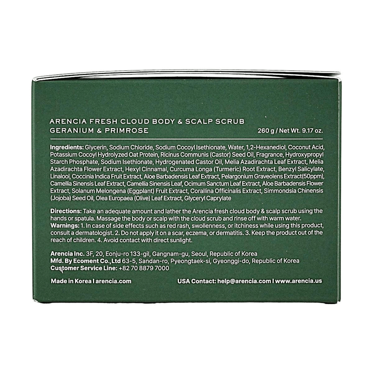 아렌시아 프레시 클라우드 스크럽 제라늄 & 프리뮬라, 9.17oz 7