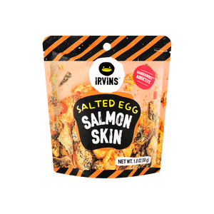 Salted Egg Salmon Skin - Crispy Seafood Snack, 1.76oz