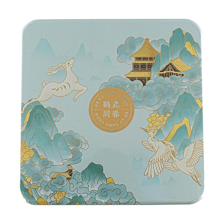 구름 금수 월병 선물 세트, 12개입 650g [팥+황남편+망고 포멜로 사고 용암+치즈 맛] 16
